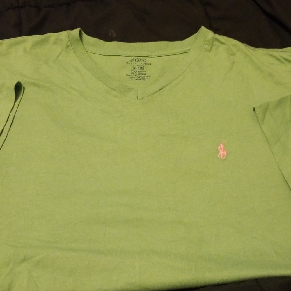 Mens POLO by Ralph Lauren Green TShirt